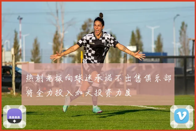 热刺老板向球迷承诺不出售俱乐部将全力投入加大投资力度